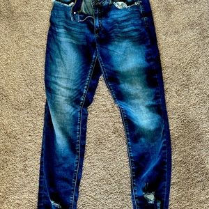 Kancan skinny with distress